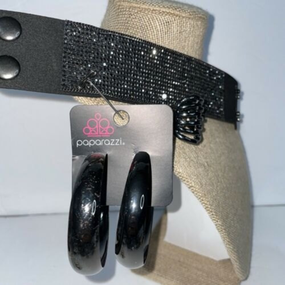 Paparazzi Jewelry Gunmetal Black Set Of 3 Pieces NEW